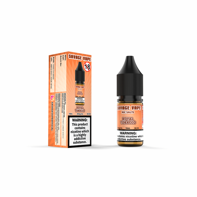 Savage Vape Royal Tobacco Nic Salt E-líquido 20 mg 2 ml TPD