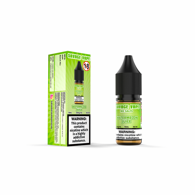 E-líquido Savage Vape Watermelon Juice Nic Salt 20 mg 2 ml TPD