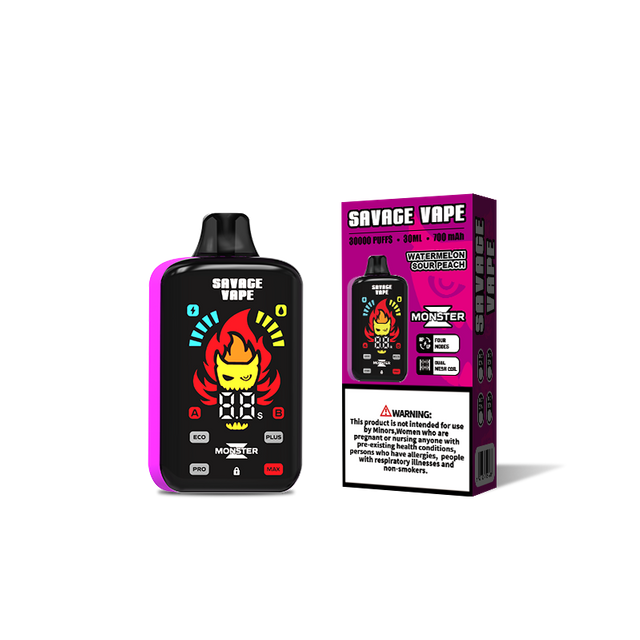 Alemania Almacén Savage Monster Z 30000 Puff 30k Cigarrillo electrónico Vape desechable - Lime Romance