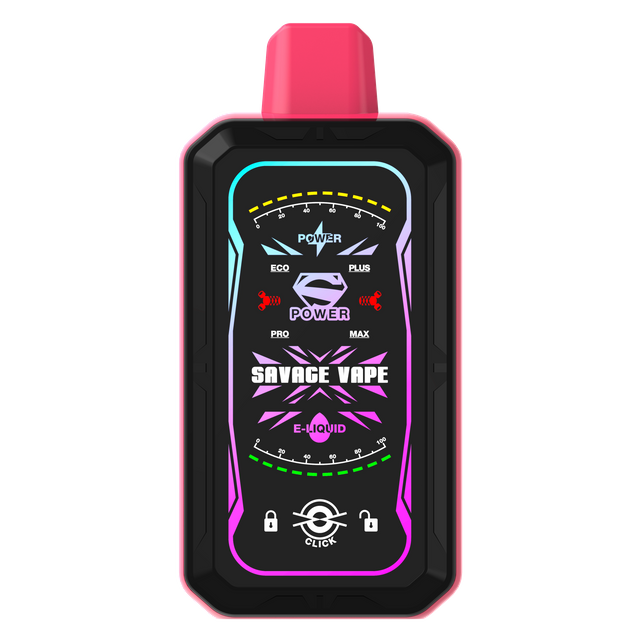 Savage S Power 30k Puff Vape desechable 30000 E Cigarrillo Bobina de malla dual 4 Batería recargable de 700 mah de potencia ajustable 