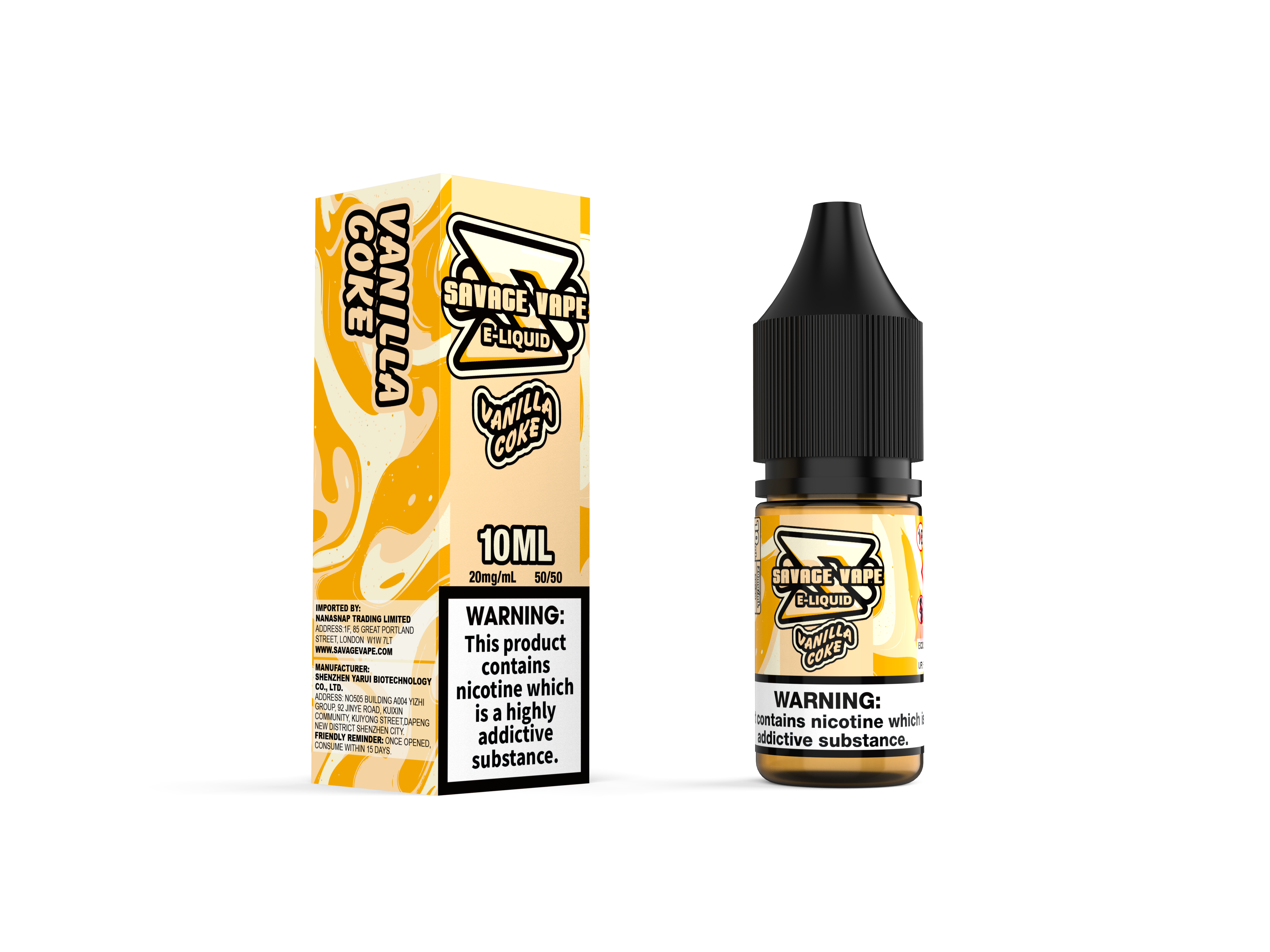 Savage Vape E Liquid 2mg Nicotine Salt 10ml TPD- BluBerry Cranberry Cherry