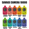 EU Warehouse Savage Camera 18000 Puffs 18k Cigarrillo electrónico Vape desechable 2% 3% 5% Sal Nic - Plátano fresa