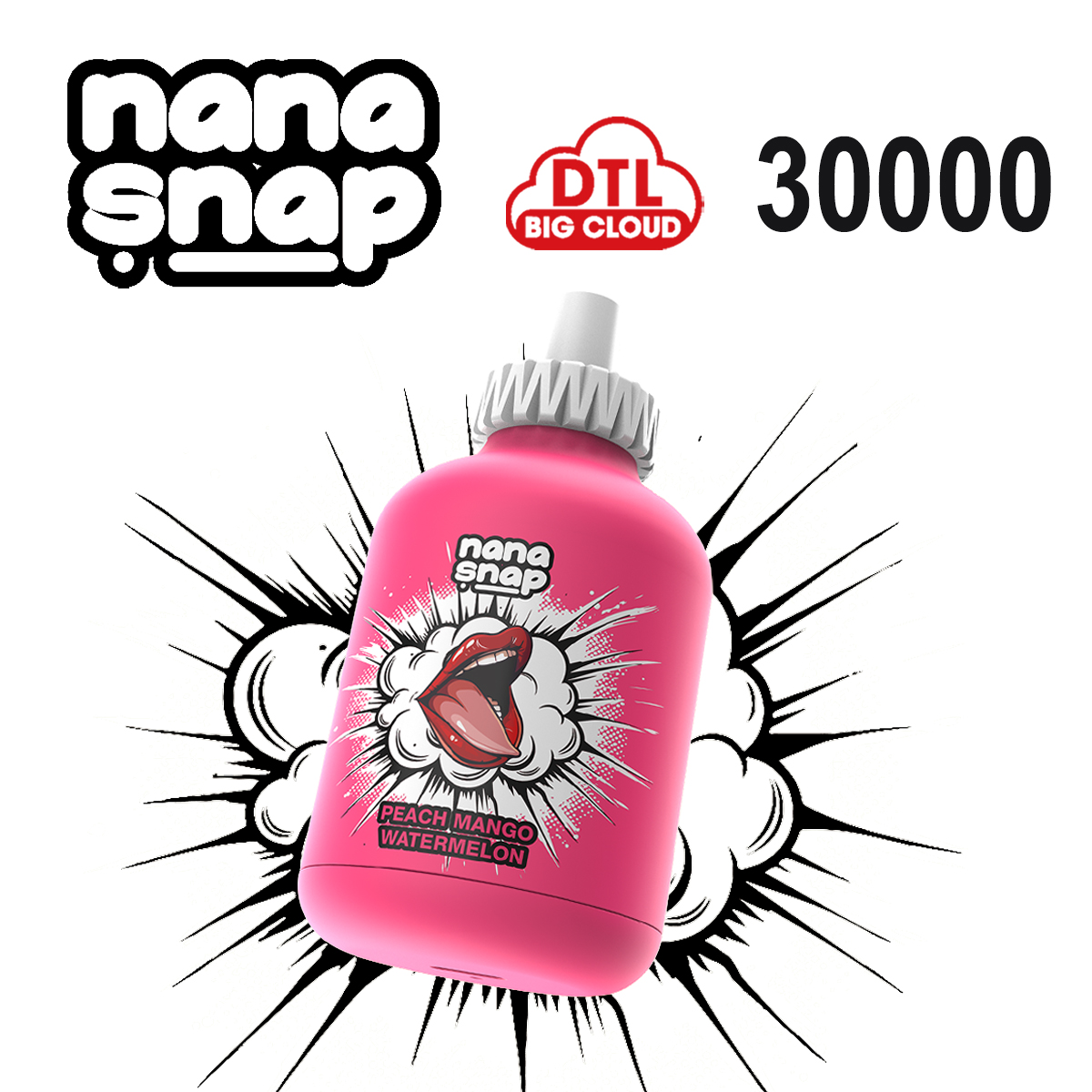 DTL VAPE DE HUMO GRANDE NANASNAP 30000 PUFFS